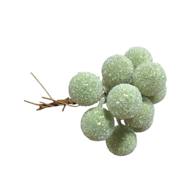 Grønne bær på stilk – bundt med 12 stk